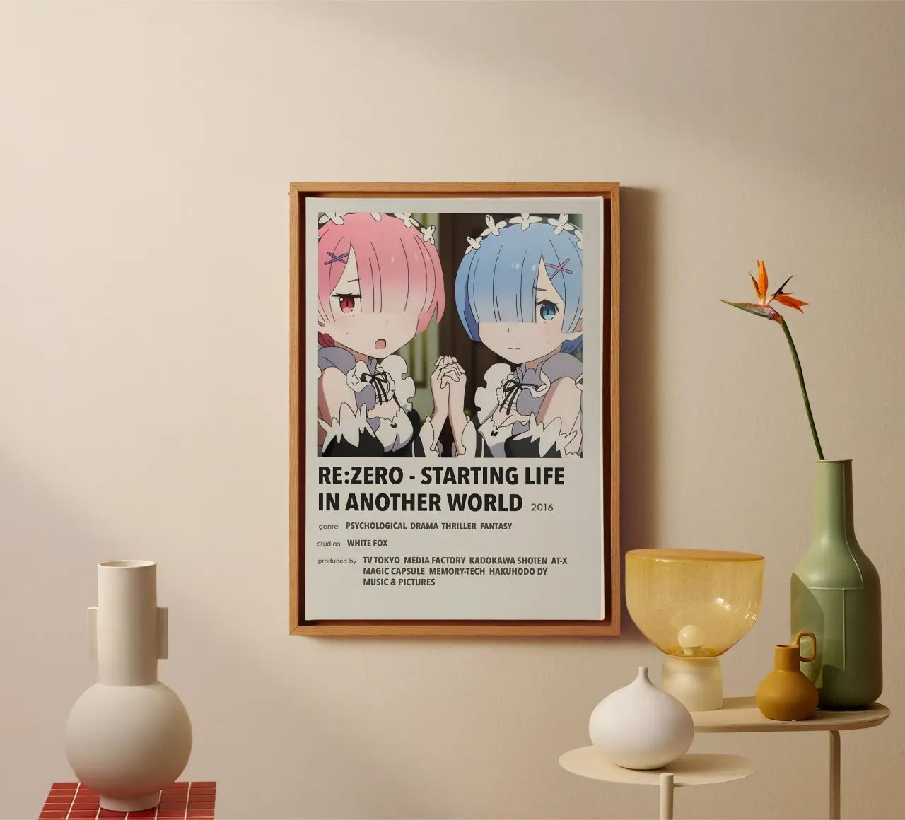 RE ZERO - STARTING LIFE IN ANOTHER WORLD  2016 tela da Totoya