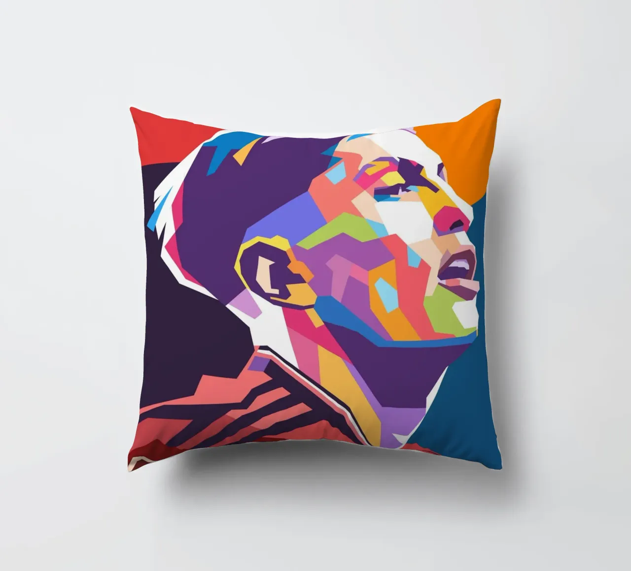 Alejandro Garnacho arte pop cuscino da Hantamrata