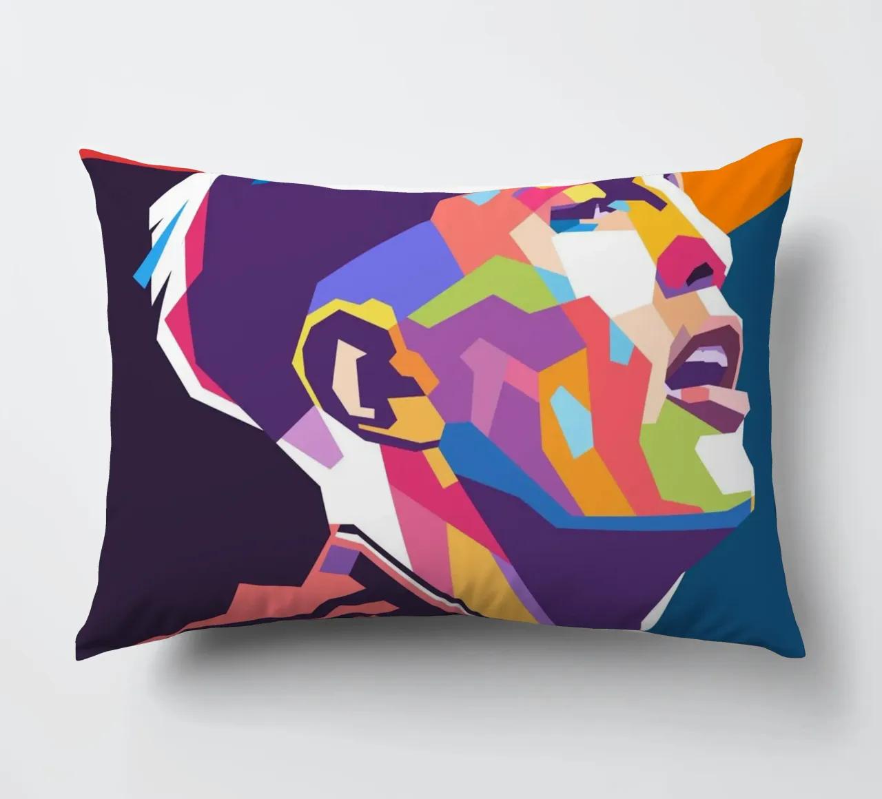 Alejandro Garnacho arte pop cuscino da Hantamrata