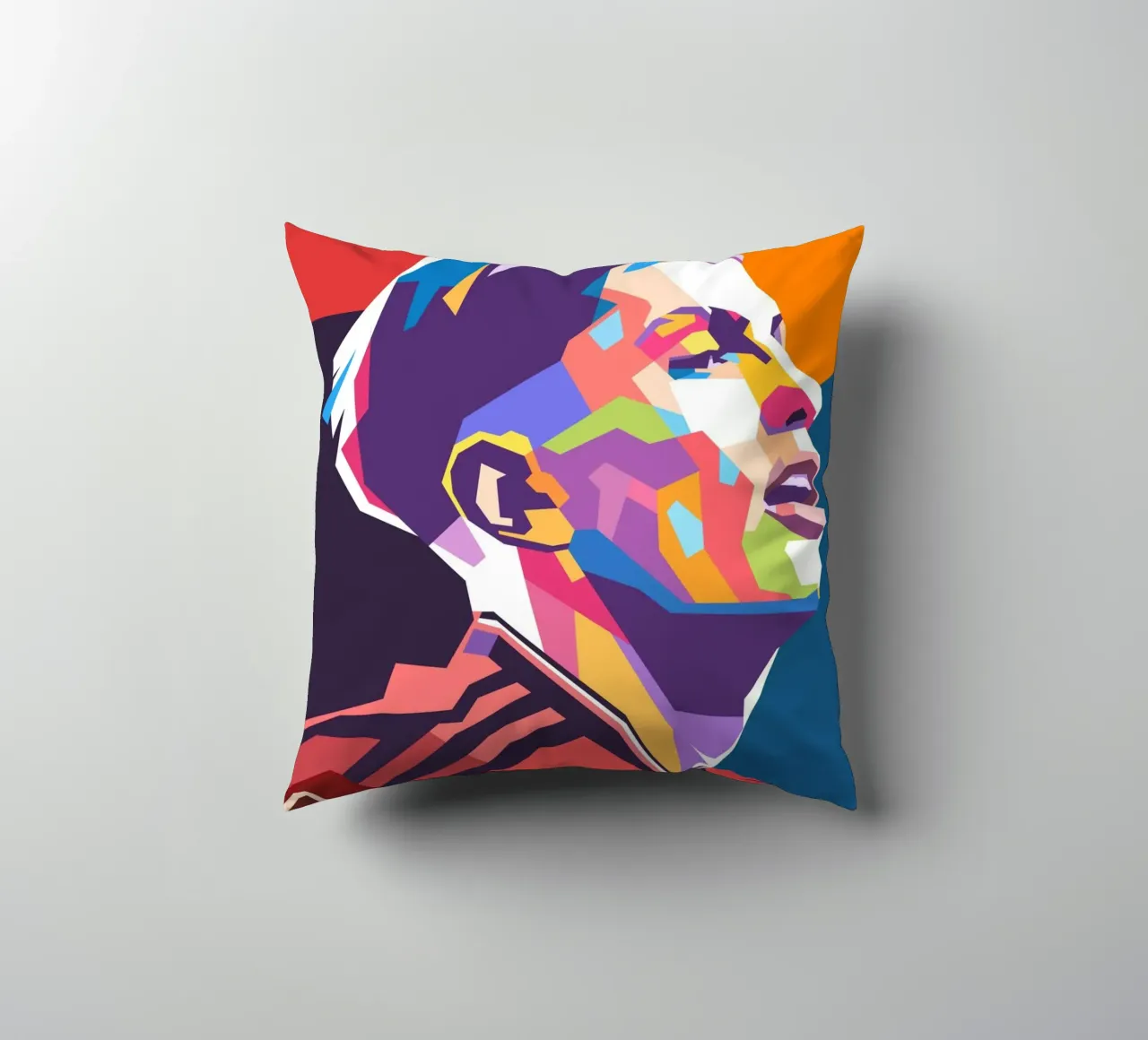 Alejandro Garnacho arte pop cuscino da Hantamrata