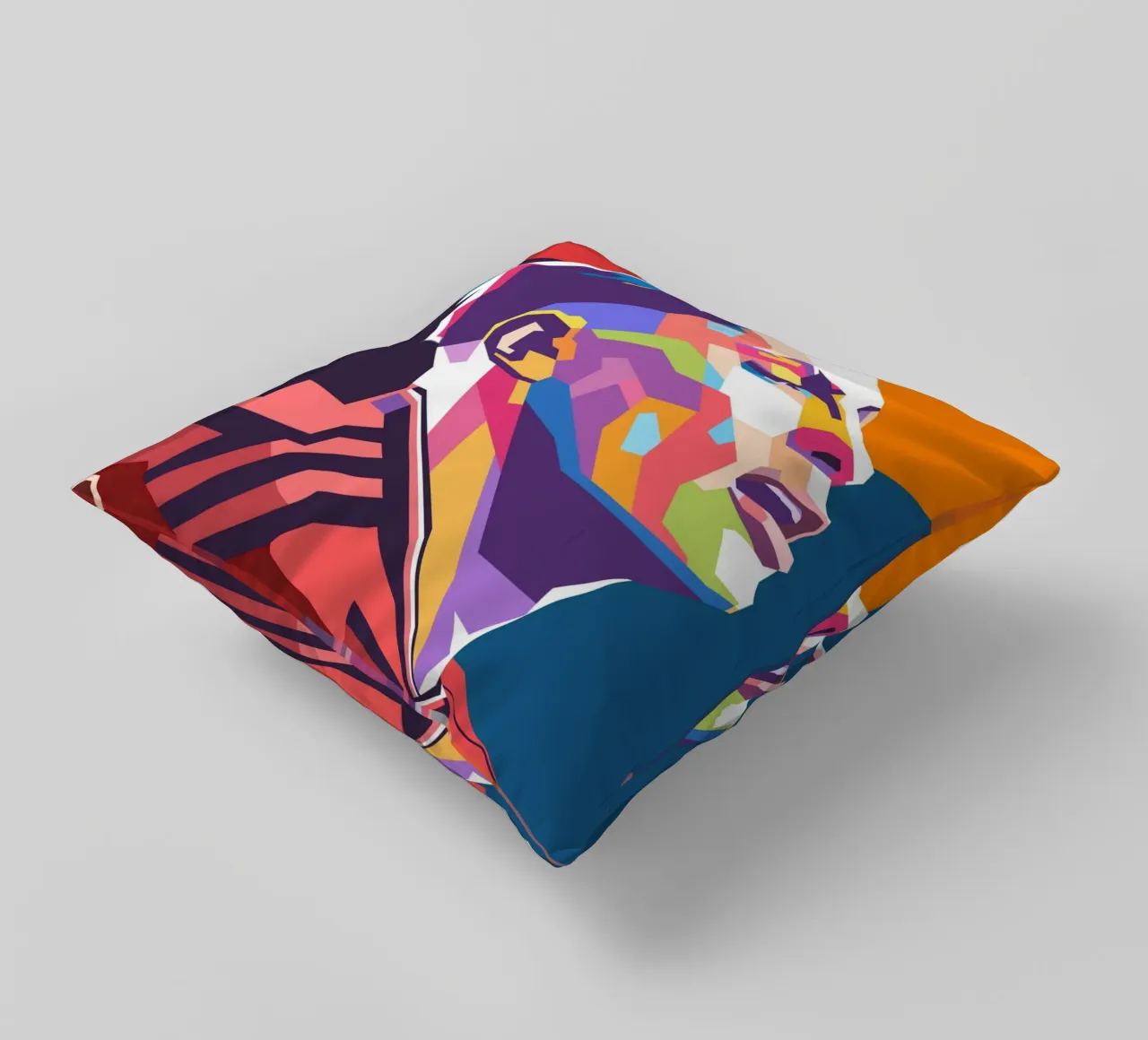 Alejandro Garnacho arte pop cuscino da Hantamrata