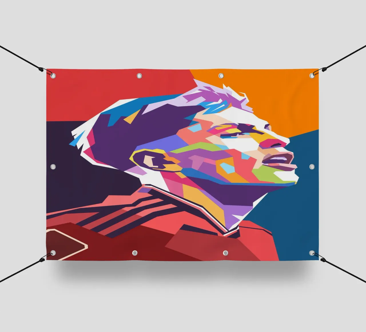 Alejandro Garnacho arte pop telo in pvc da Hantamrata