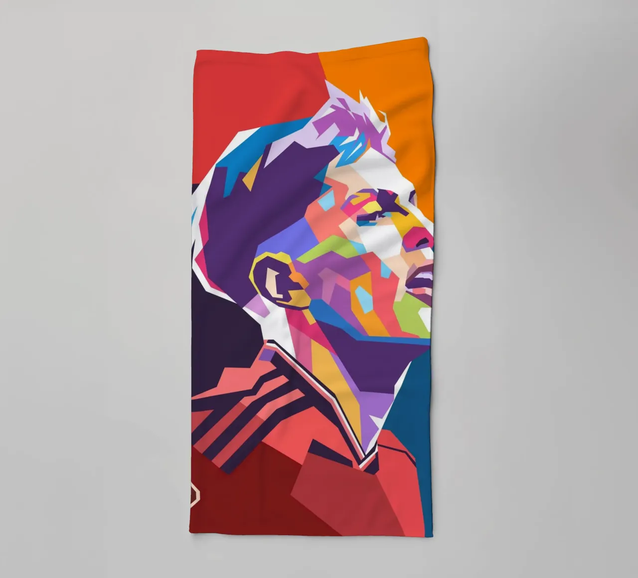 Alejandro Garnacho pop art towel by Hantamrata