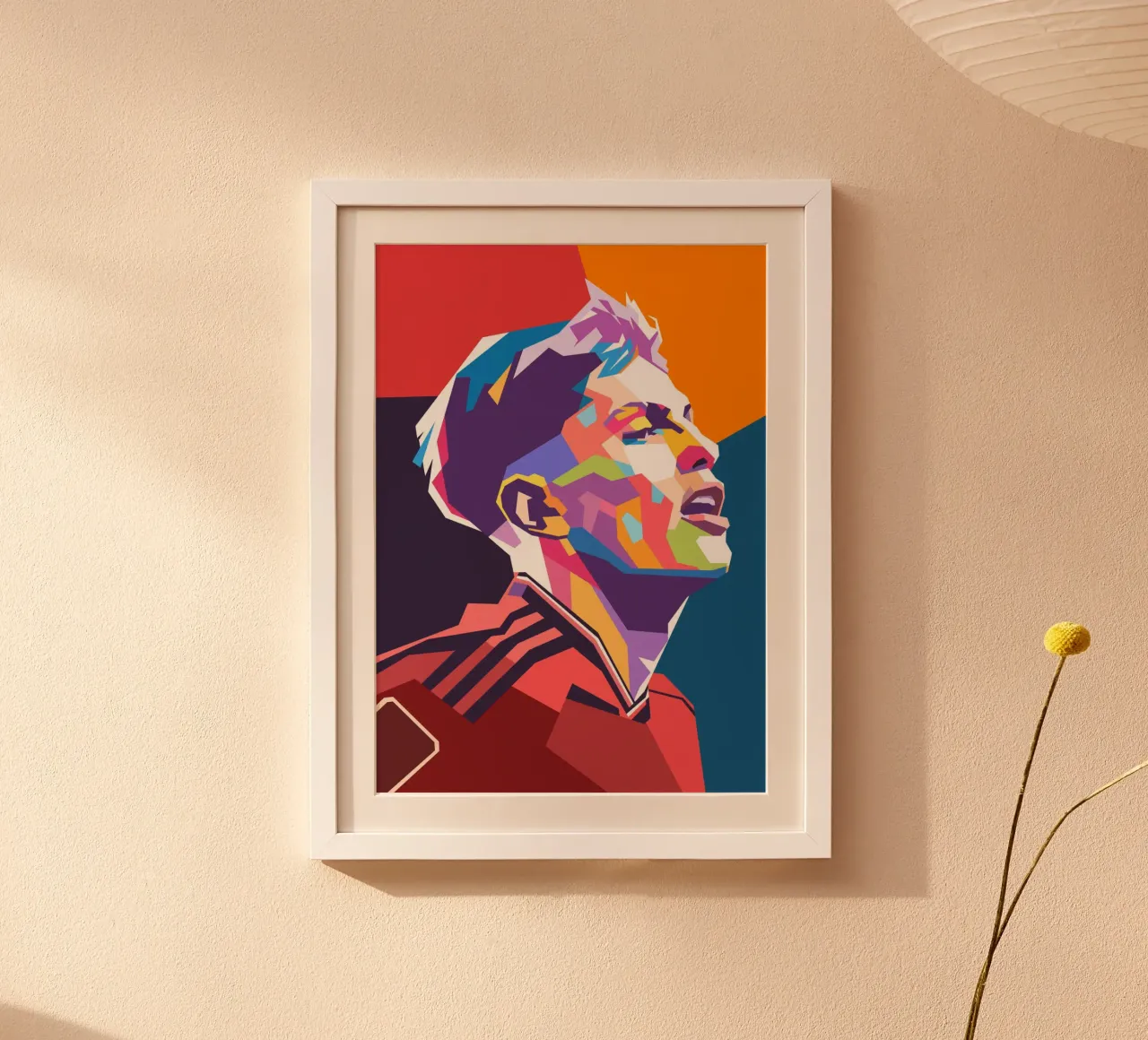 Alejandro Garnacho pop art hahnemühle by Hantamrata