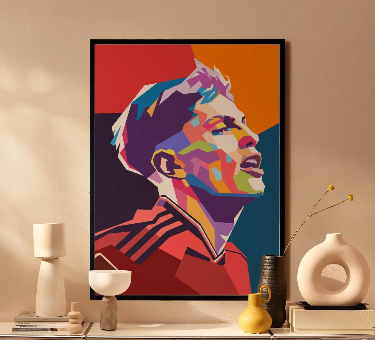 Alejandro Garnacho pop art hahnemühle by Hantamrata