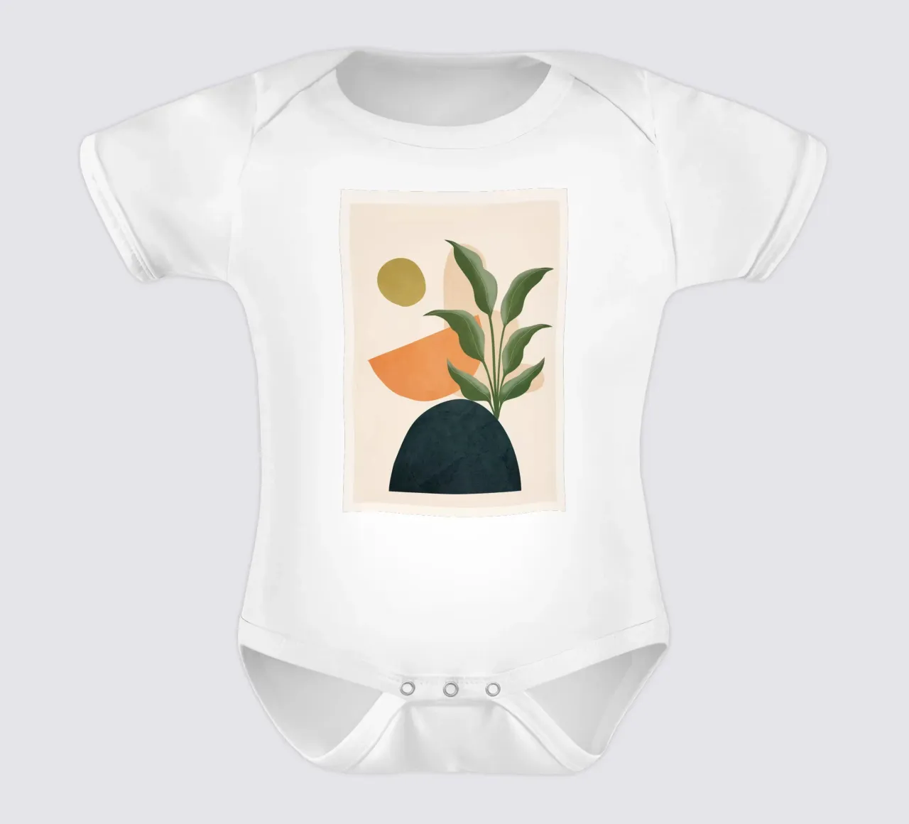 Abstract Nature Moment 2 Kurzarm Babybody von cityart