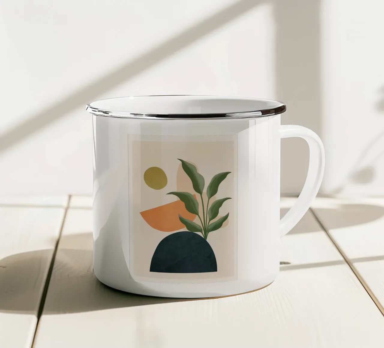 Abstract Nature Moment 2 taza de esmalte de cityart