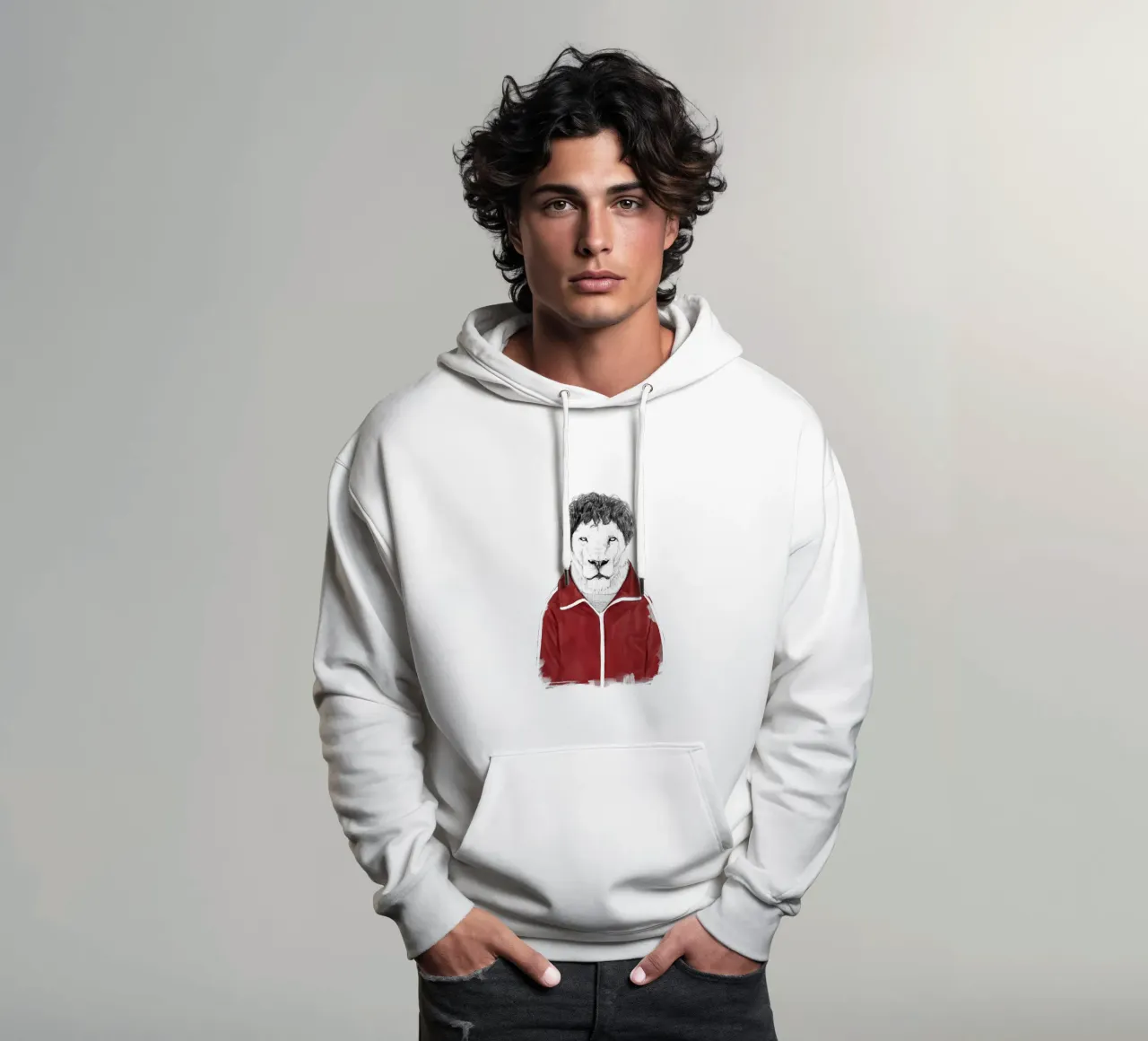 Chas felpa con cappuccio da Balazs Solti