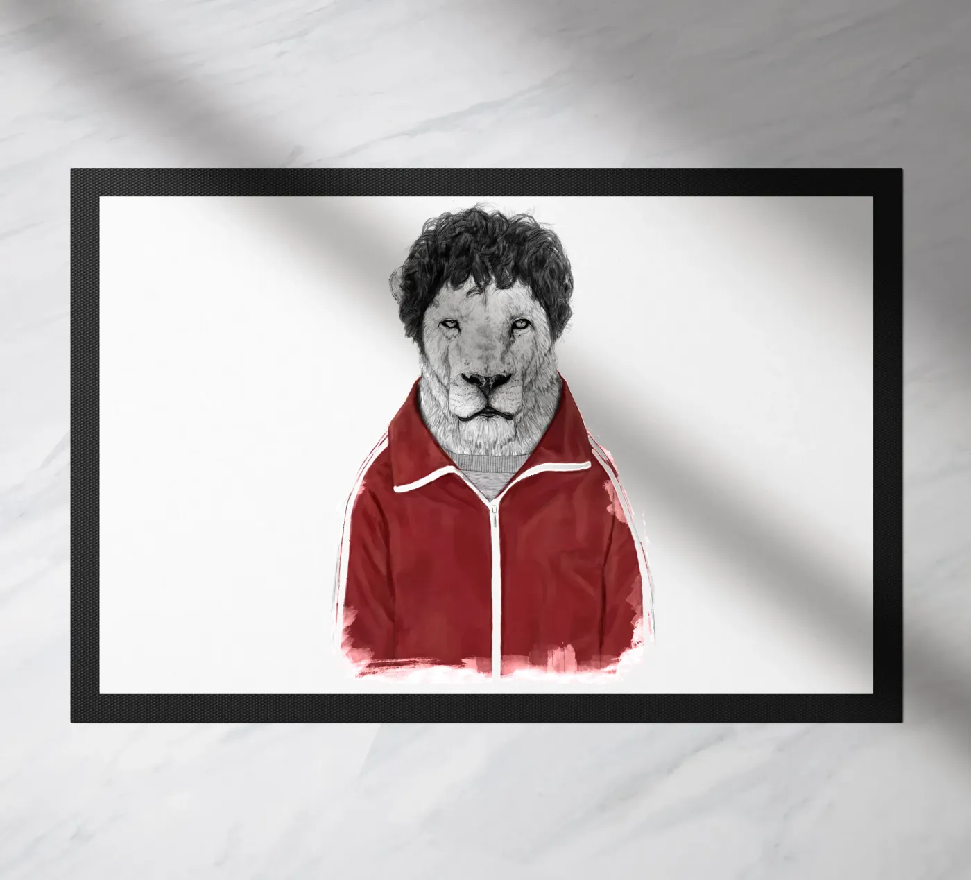 Chas Fußmatte von Balazs Solti