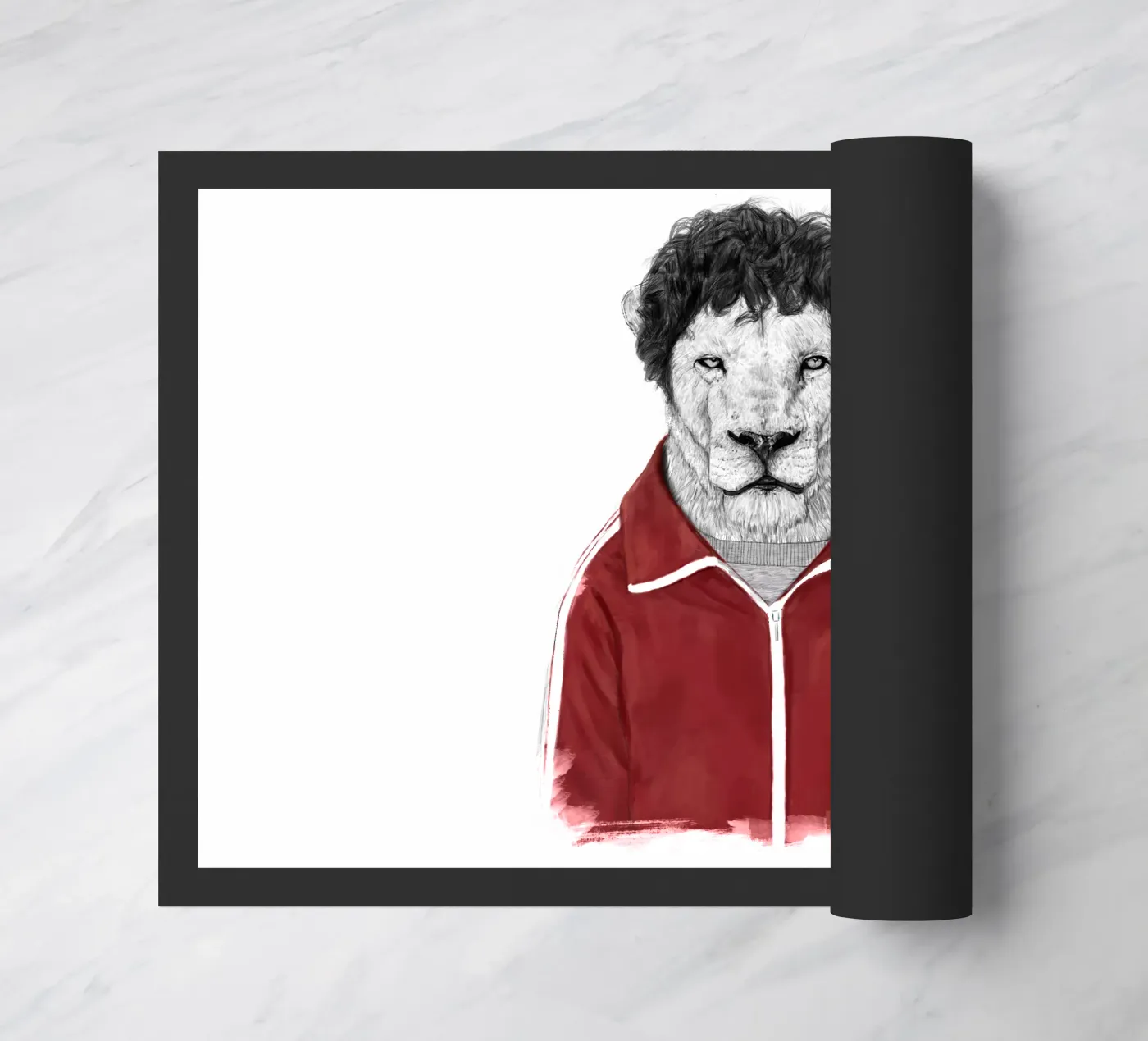 Chas Fußmatte von Balazs Solti