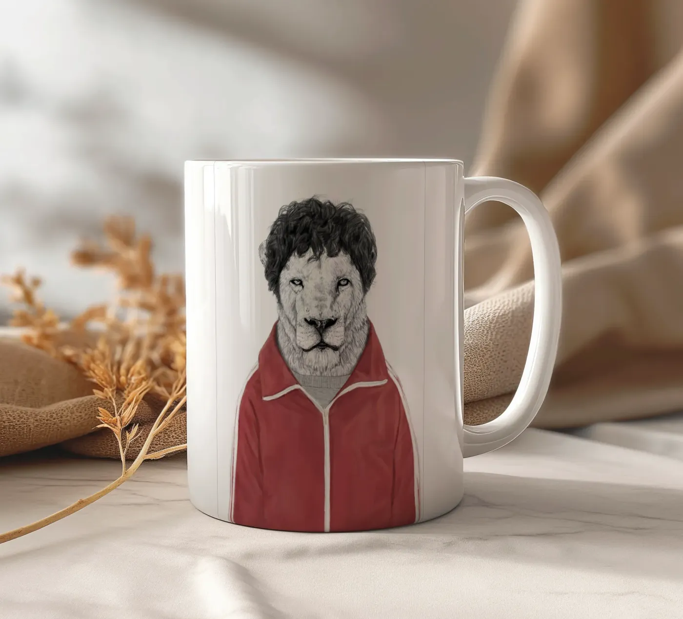 Chas ceramic mug by Balazs Solti