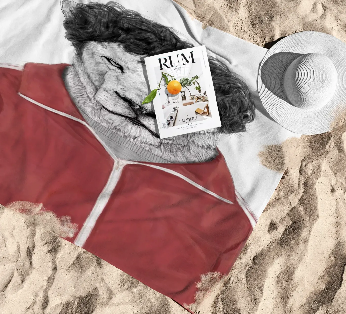 Chas Strandtuch von Balazs Solti