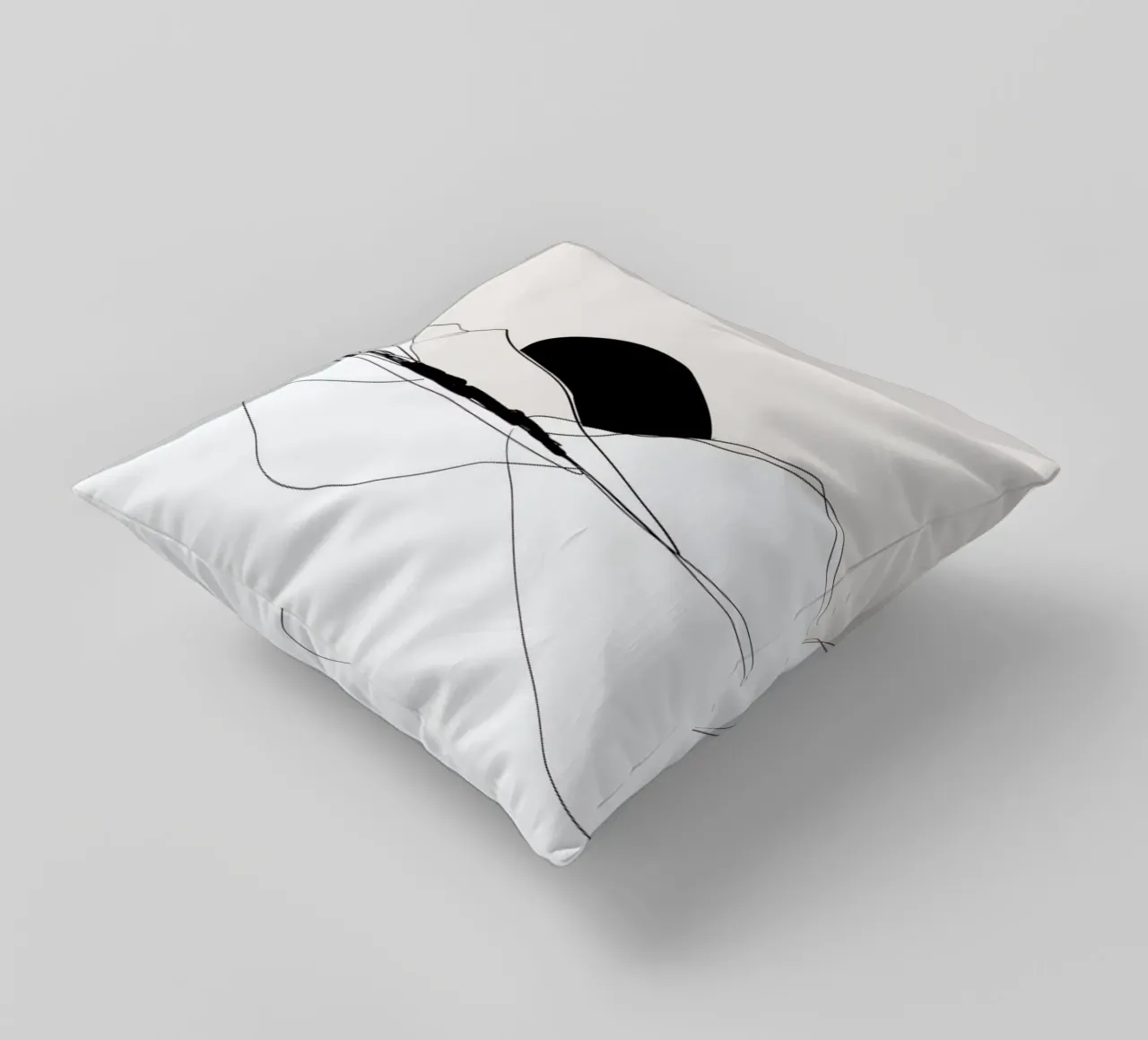 Mountain Line art cuscino da XOXO Arte