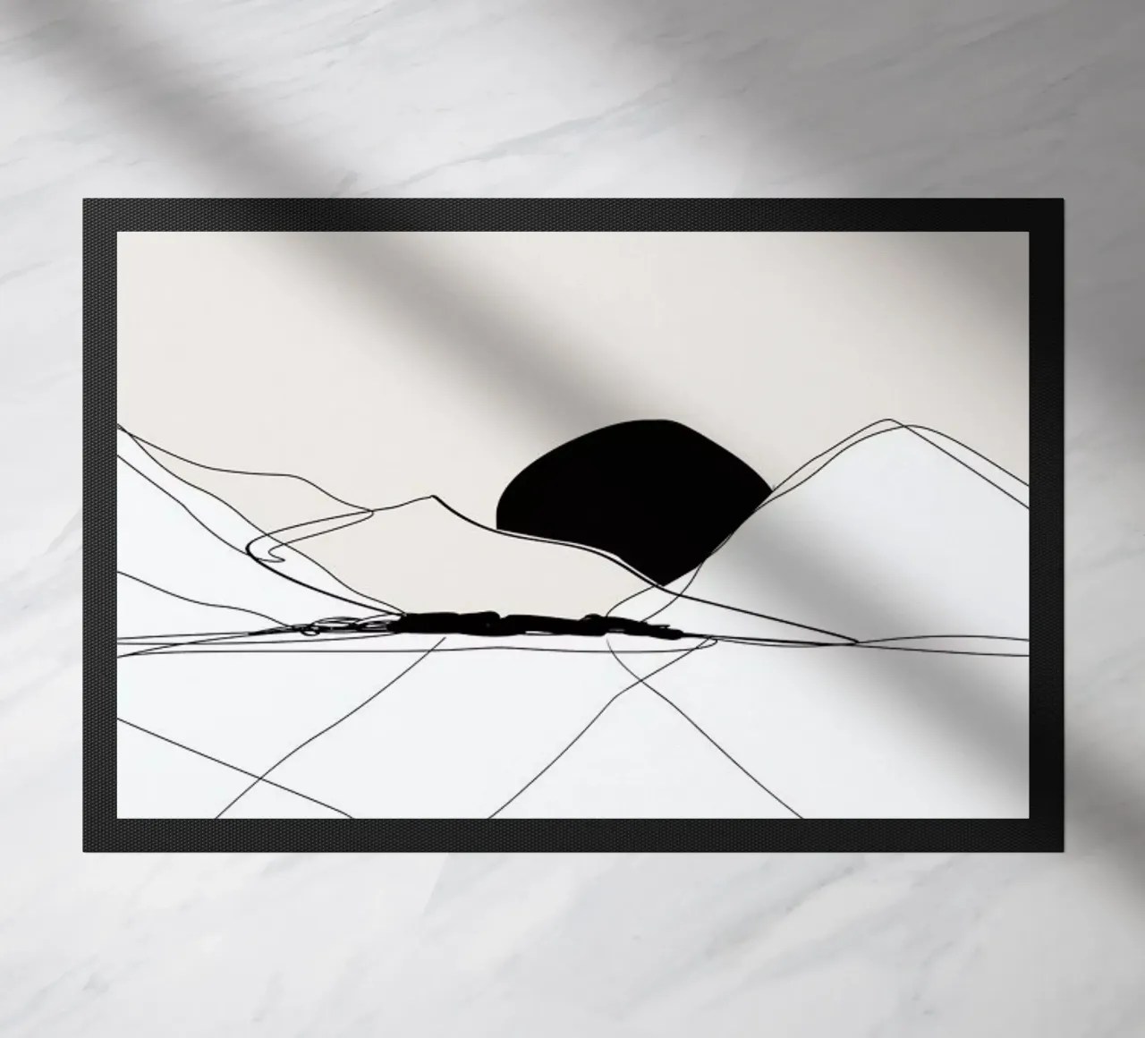 Mountain Line art zerbino da XOXO Arte
