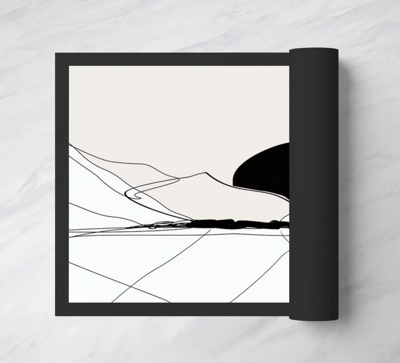 Mountain Line art zerbino da XOXO Arte