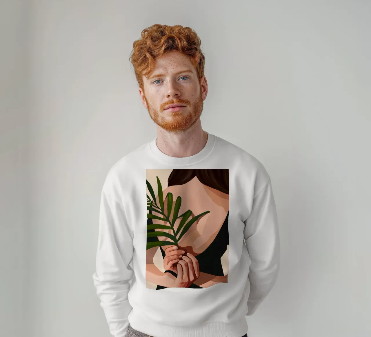 Little Leaf Behind my Back sweatshirt by cityart