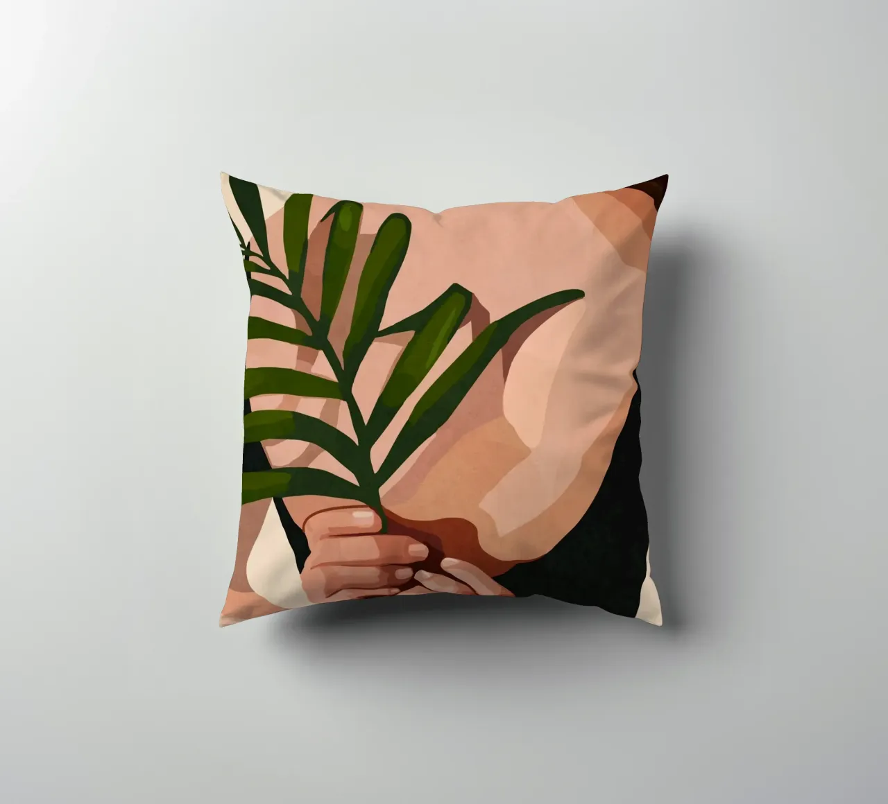 Little Leaf Behind my Back cuscino da cityart