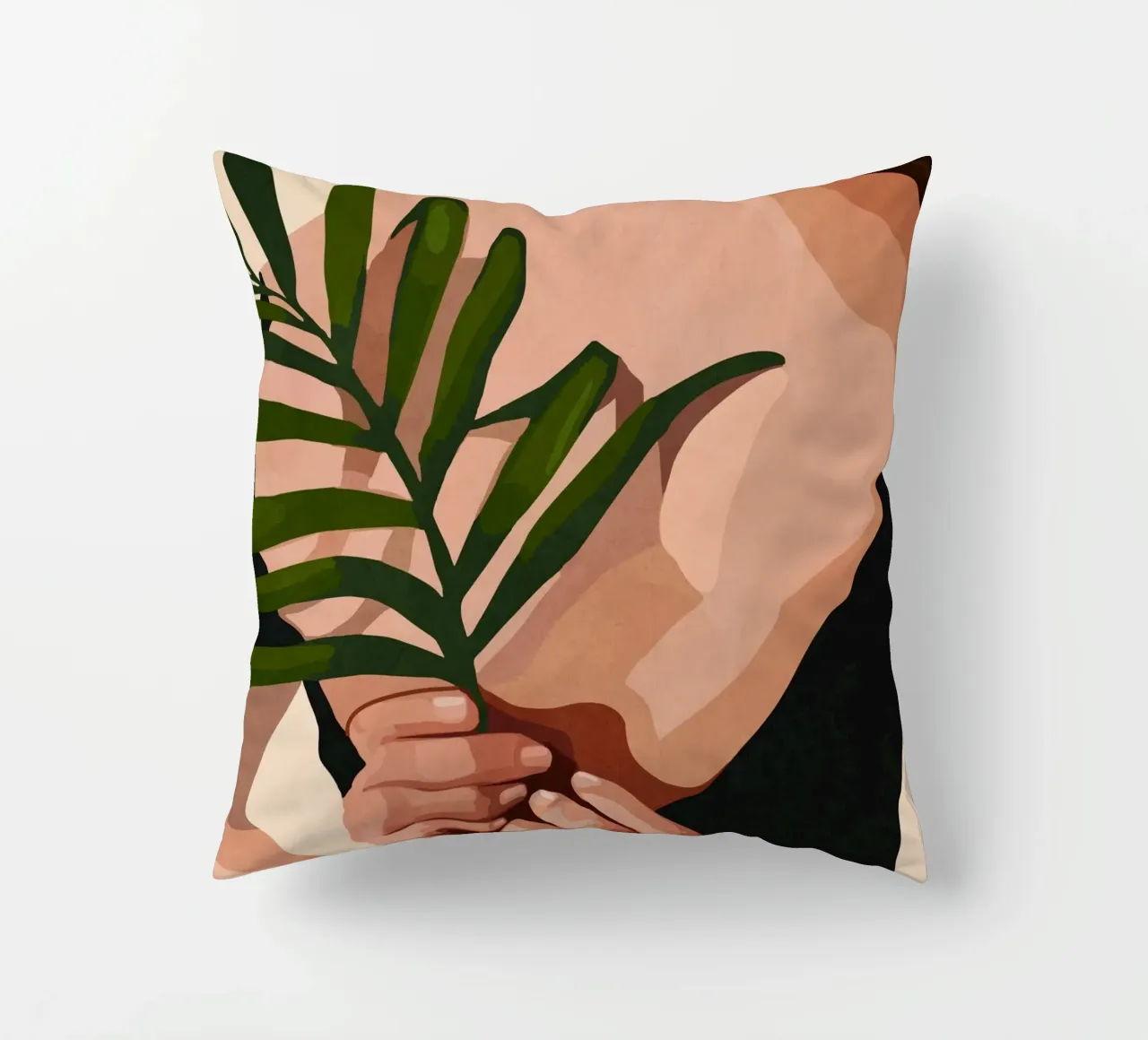 Little Leaf Behind my Back cuscino da cityart