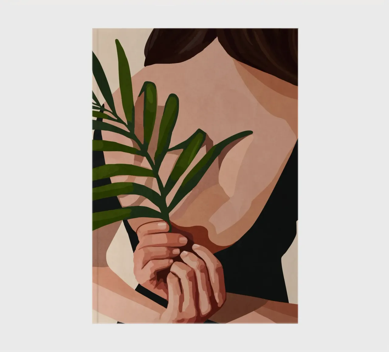 Little Leaf Behind my Back notebook by cityart