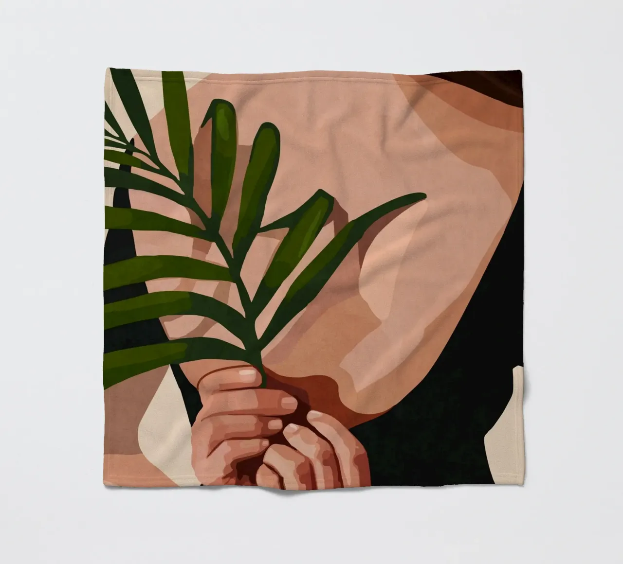 Little Leaf Behind my Back coperta in pile da cityart