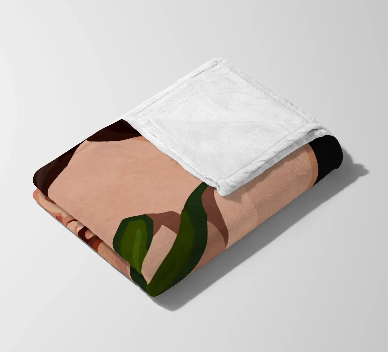 Little Leaf Behind my Back coperta in pile da cityart