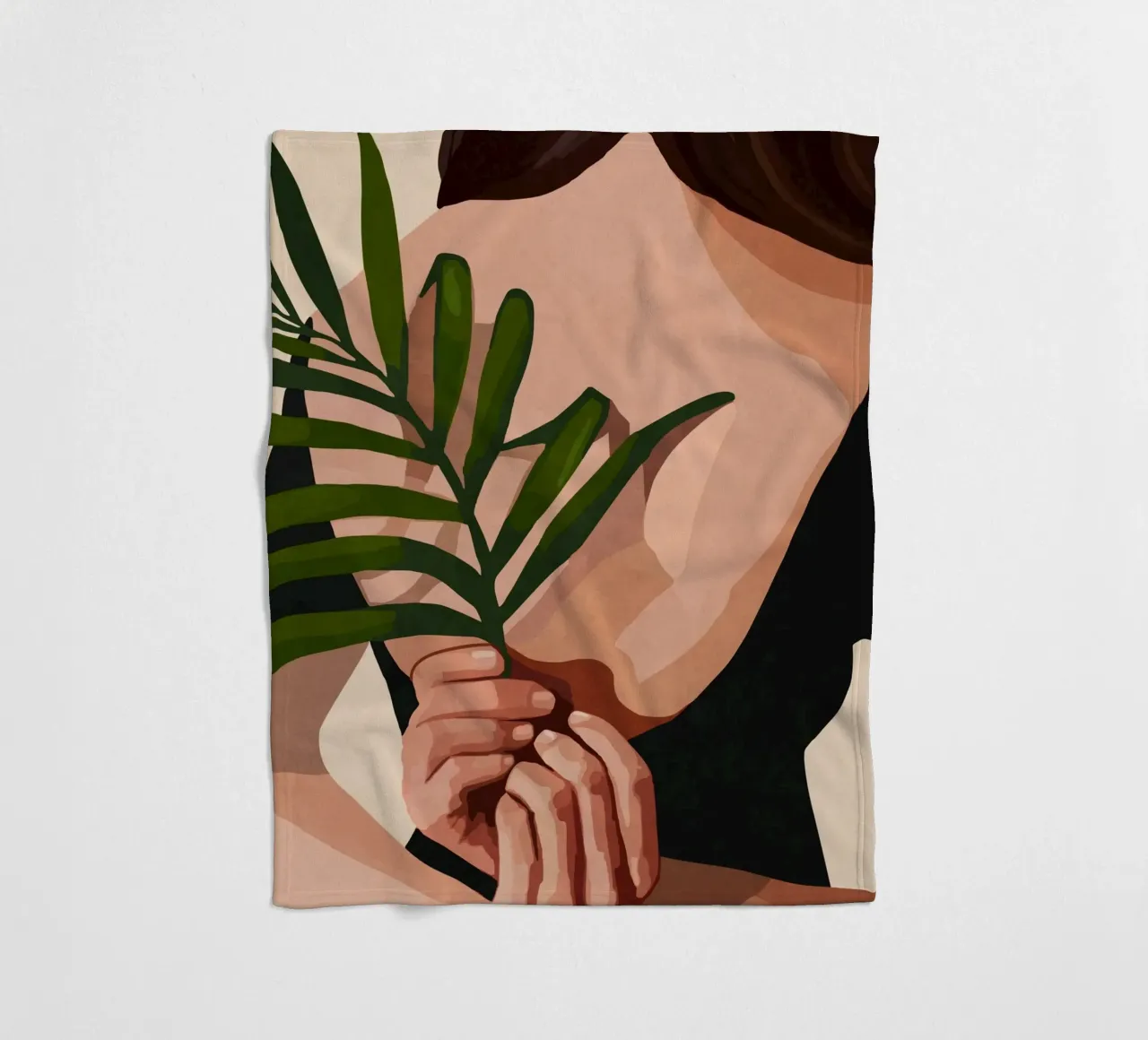 Little Leaf Behind my Back coperta in pile da cityart