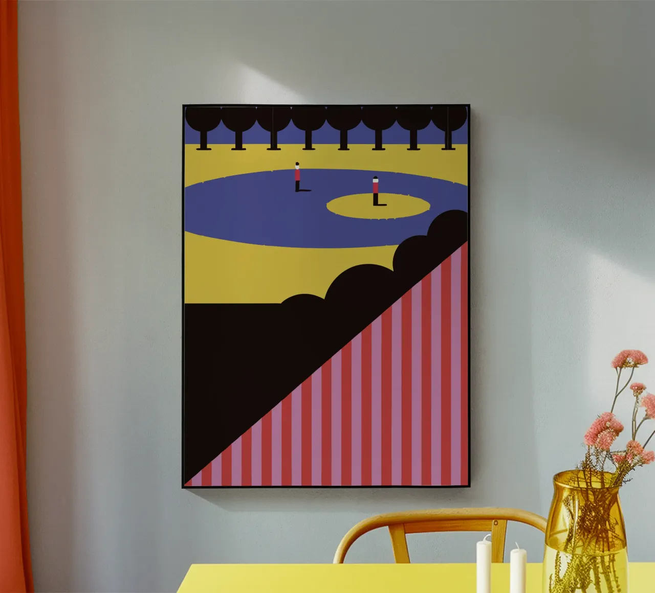 Strisce rosa plexiglass da LOOK DIFFERENT