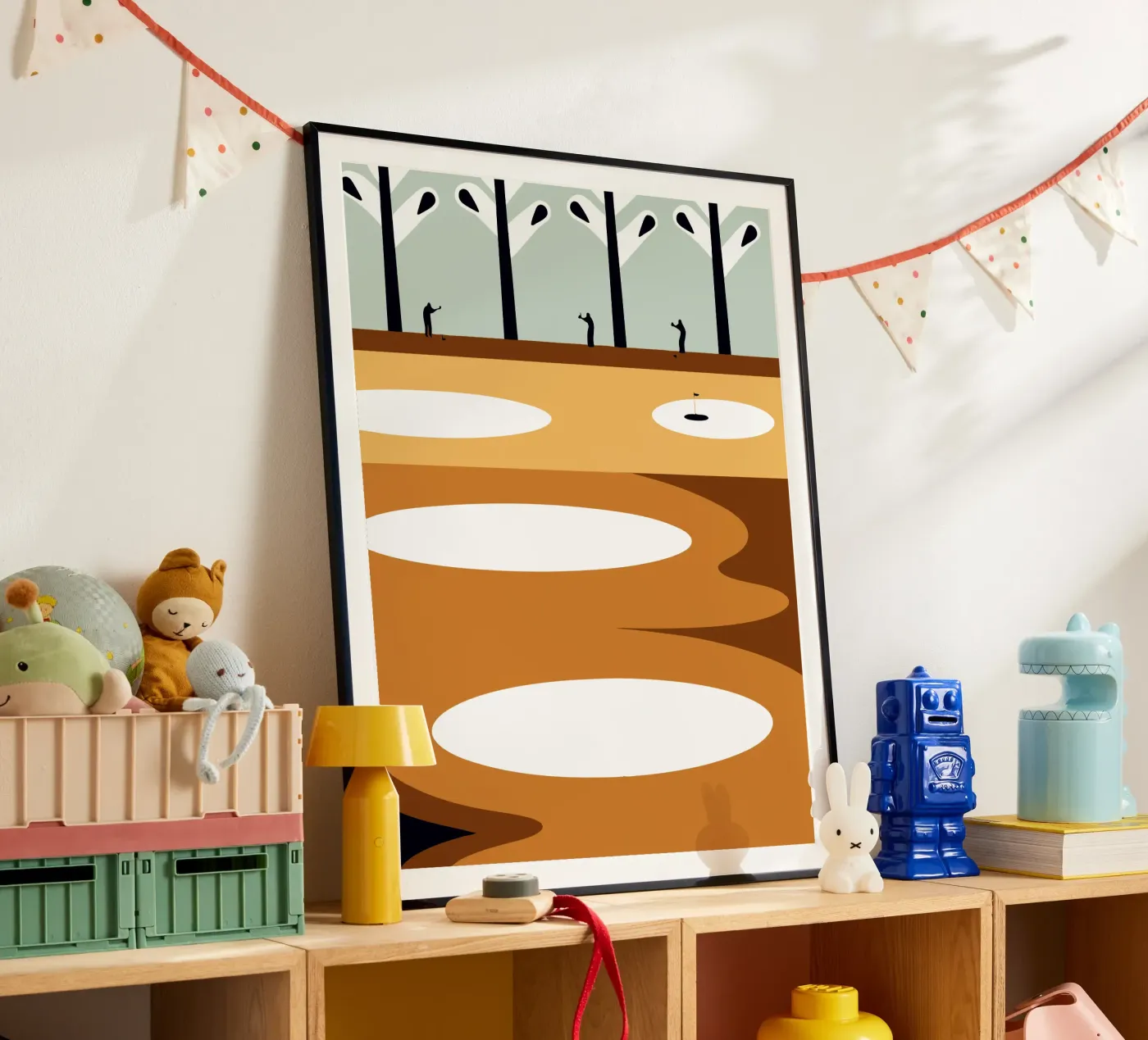 Golf course poster by LOOK DIFFERENT