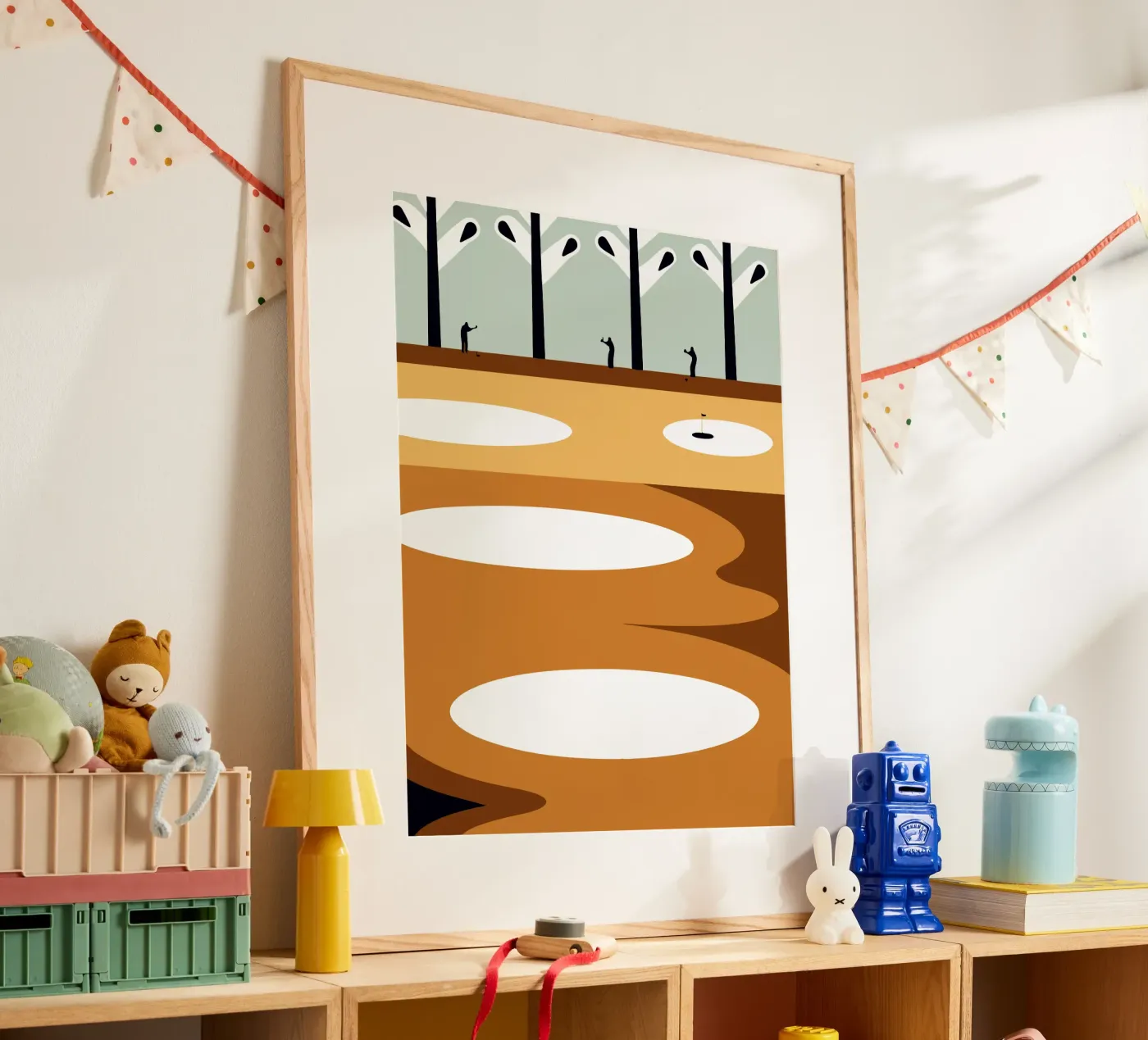 Golf course poster by LOOK DIFFERENT