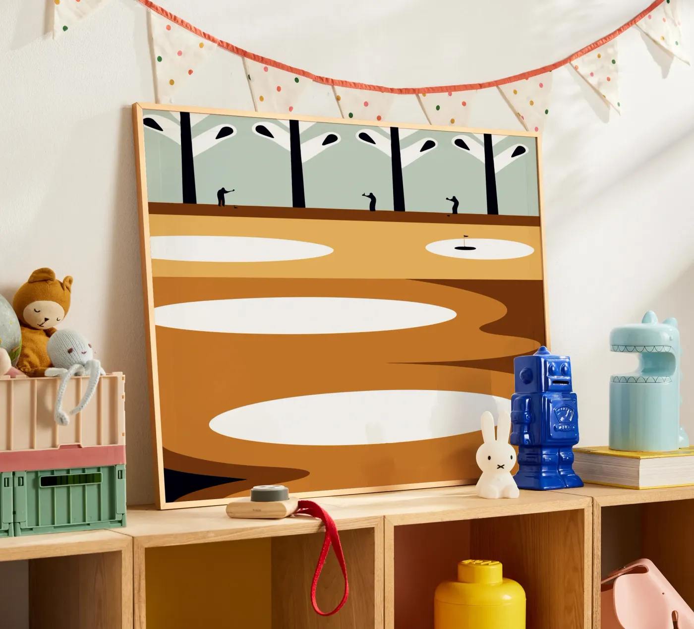 Golf course poster by LOOK DIFFERENT