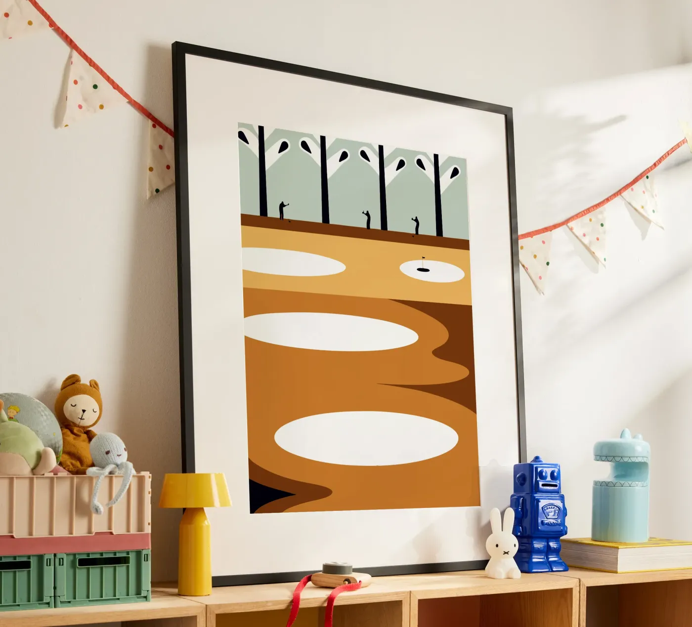 Golf course poster by LOOK DIFFERENT