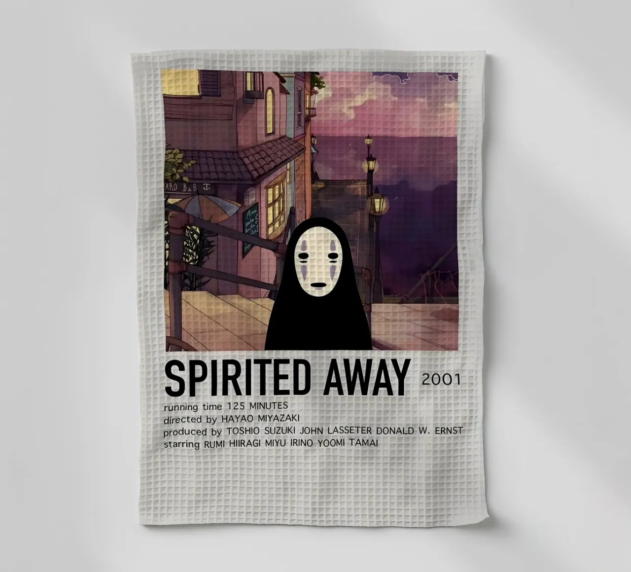 SPIRITED AWAY  2001 tea towel by Totoya