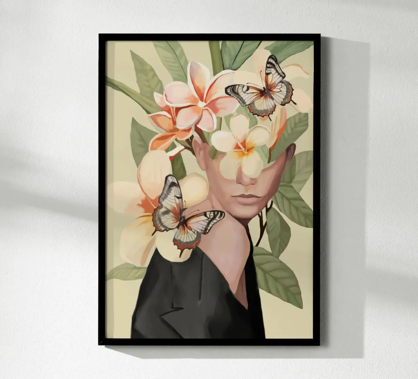 Pink Bloom poster by Nadjaa