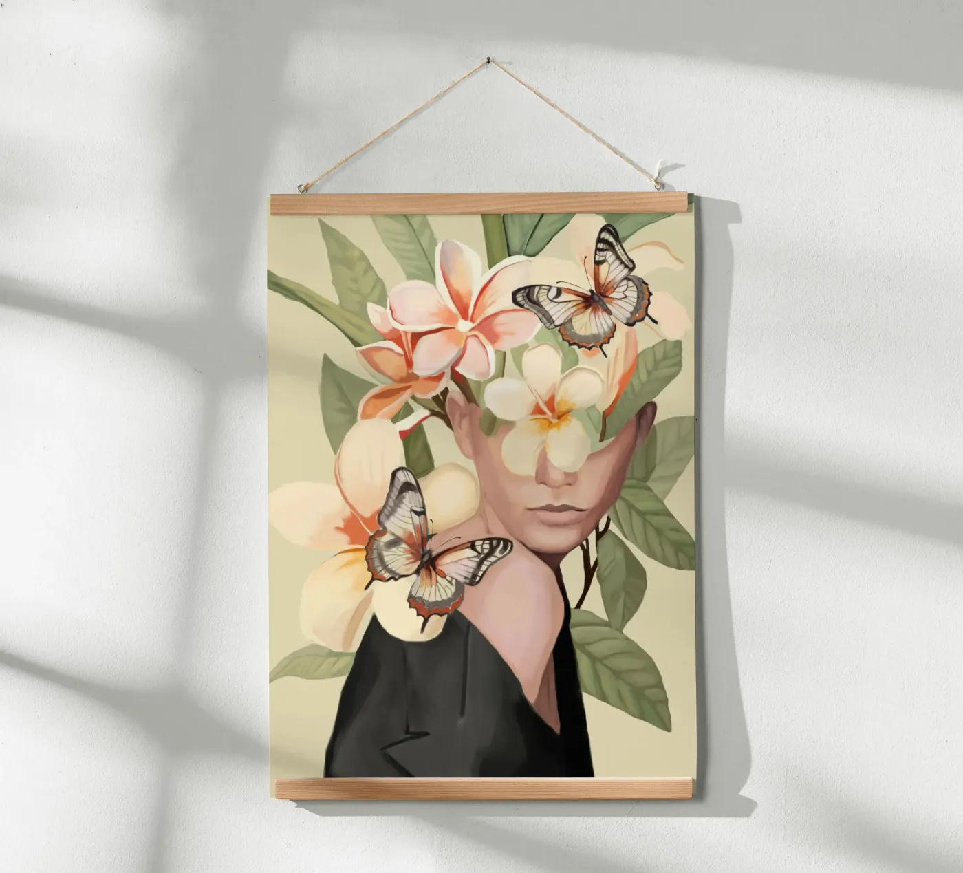 Pink Bloom poster by Nadjaa
