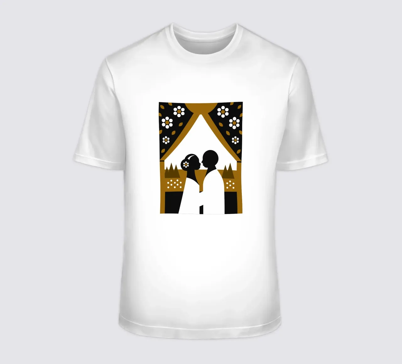 Due coppie romantiche t-shirt da LOOK DIFFERENT