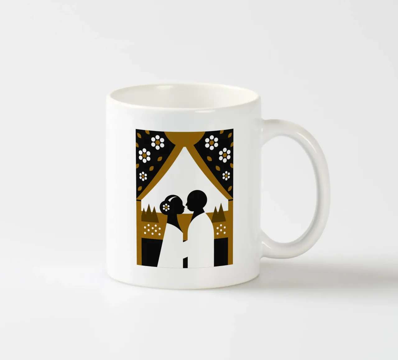 Due coppie romantiche tazza in ceramica da LOOK DIFFERENT