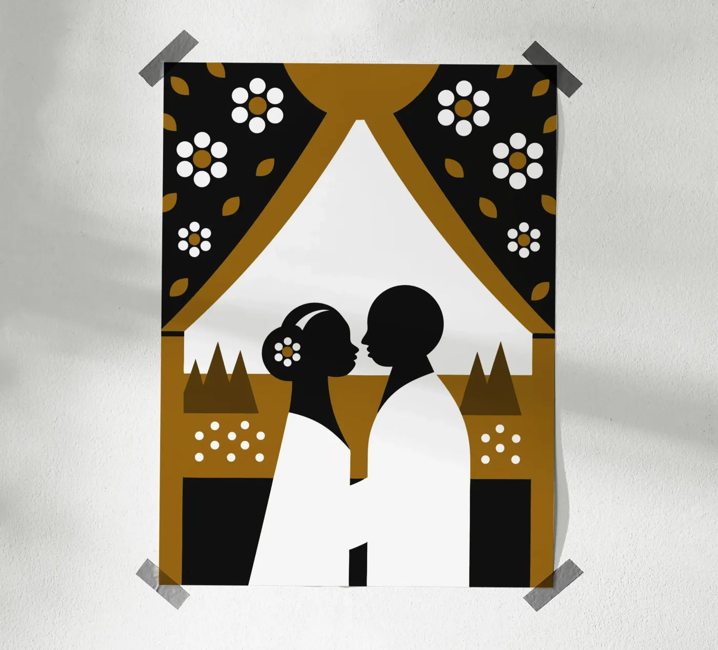 Two Romantic Couples poster by LOOK DIFFERENT