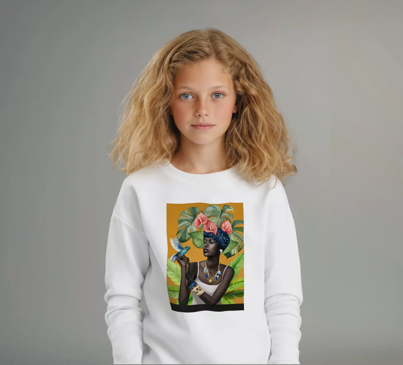 Tropic Breeze kids sweatshirt by Nadjaa