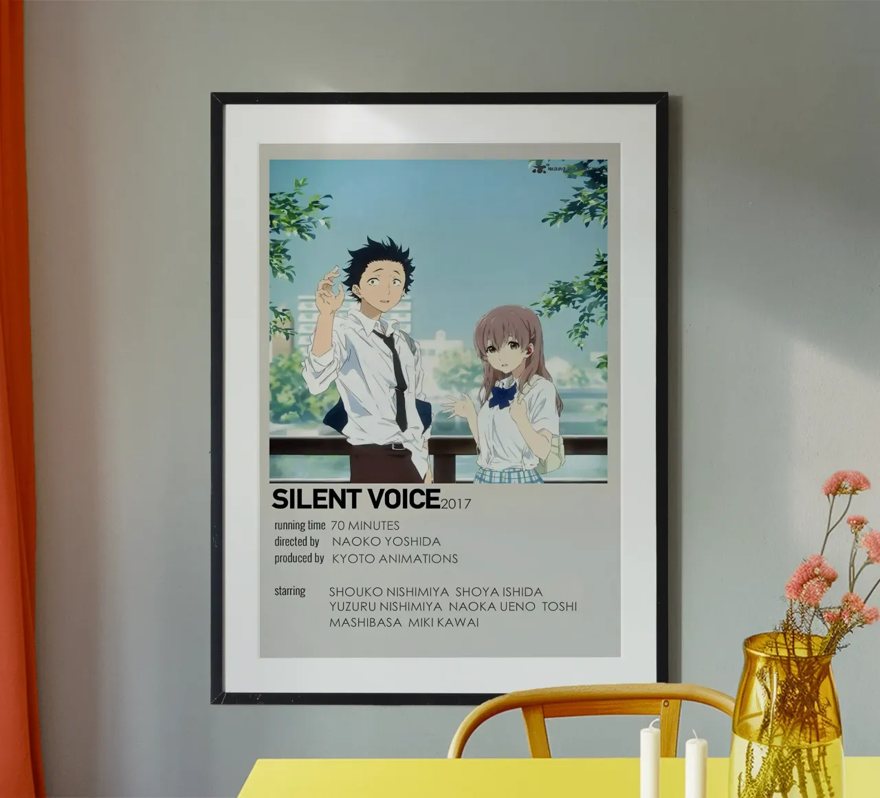 SILENT VOICE 2017 poster da Totoya