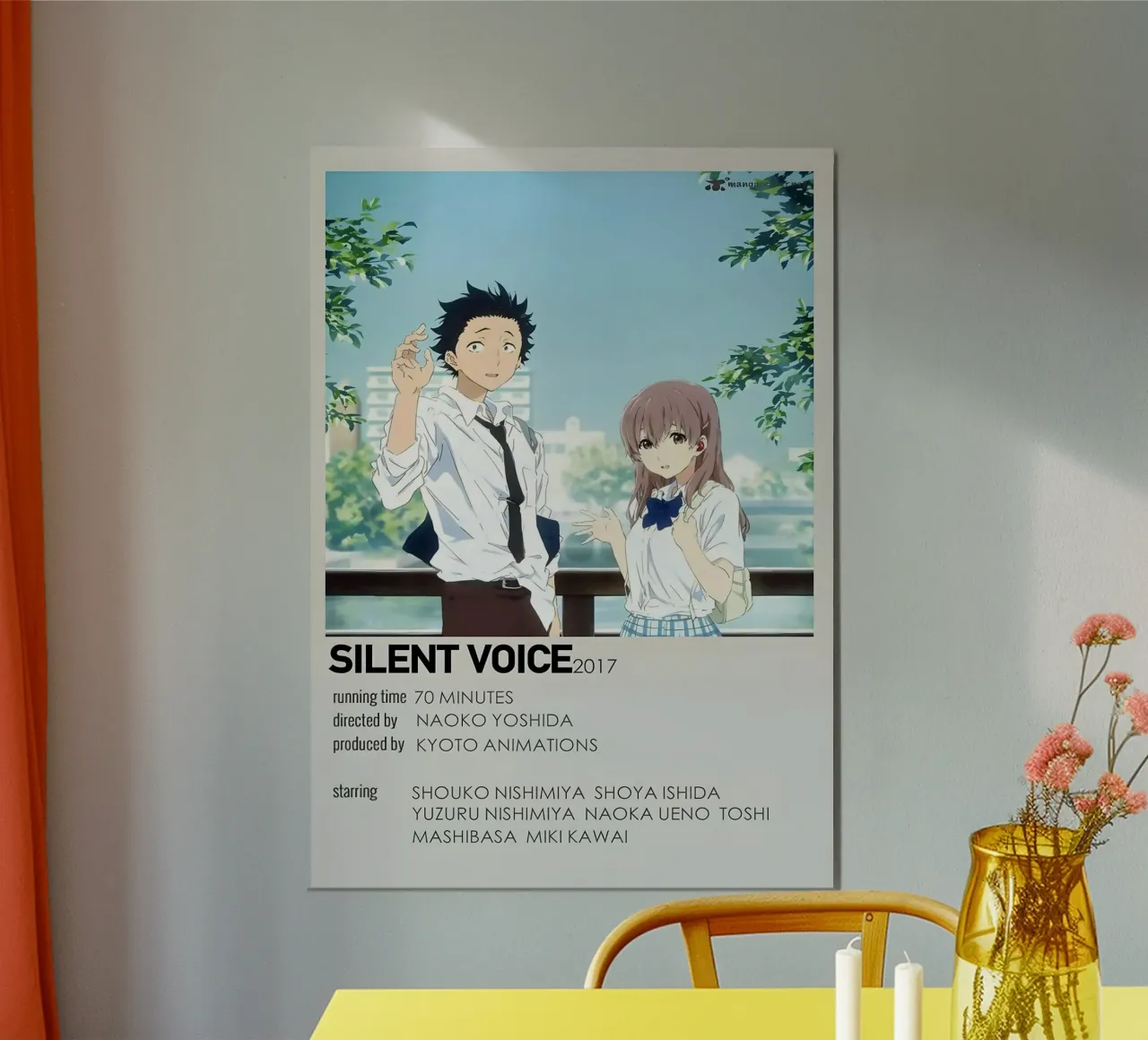 SILENT VOICE 2017 poster da Totoya