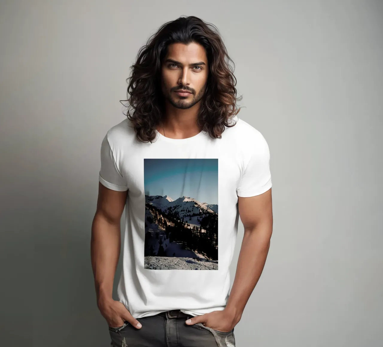 Sundown in Austria t-shirt da Sebastian Hilgetag
