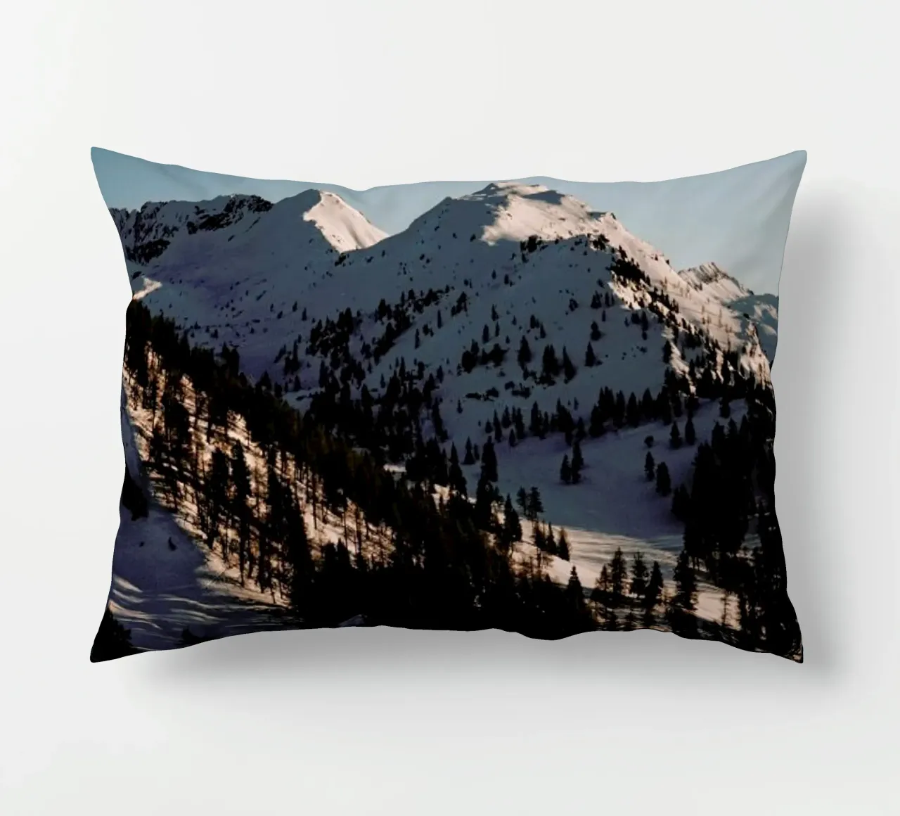 Sundown in Austria cuscino da Sebastian Hilgetag