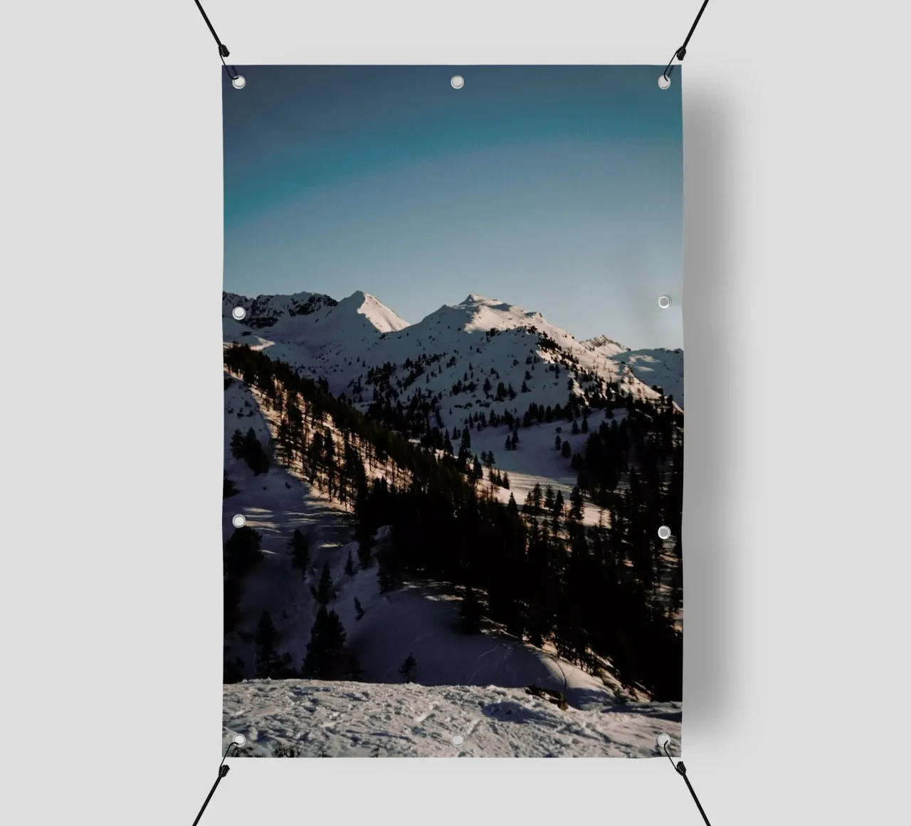Sundown in Austria telo in pvc da Sebastian Hilgetag