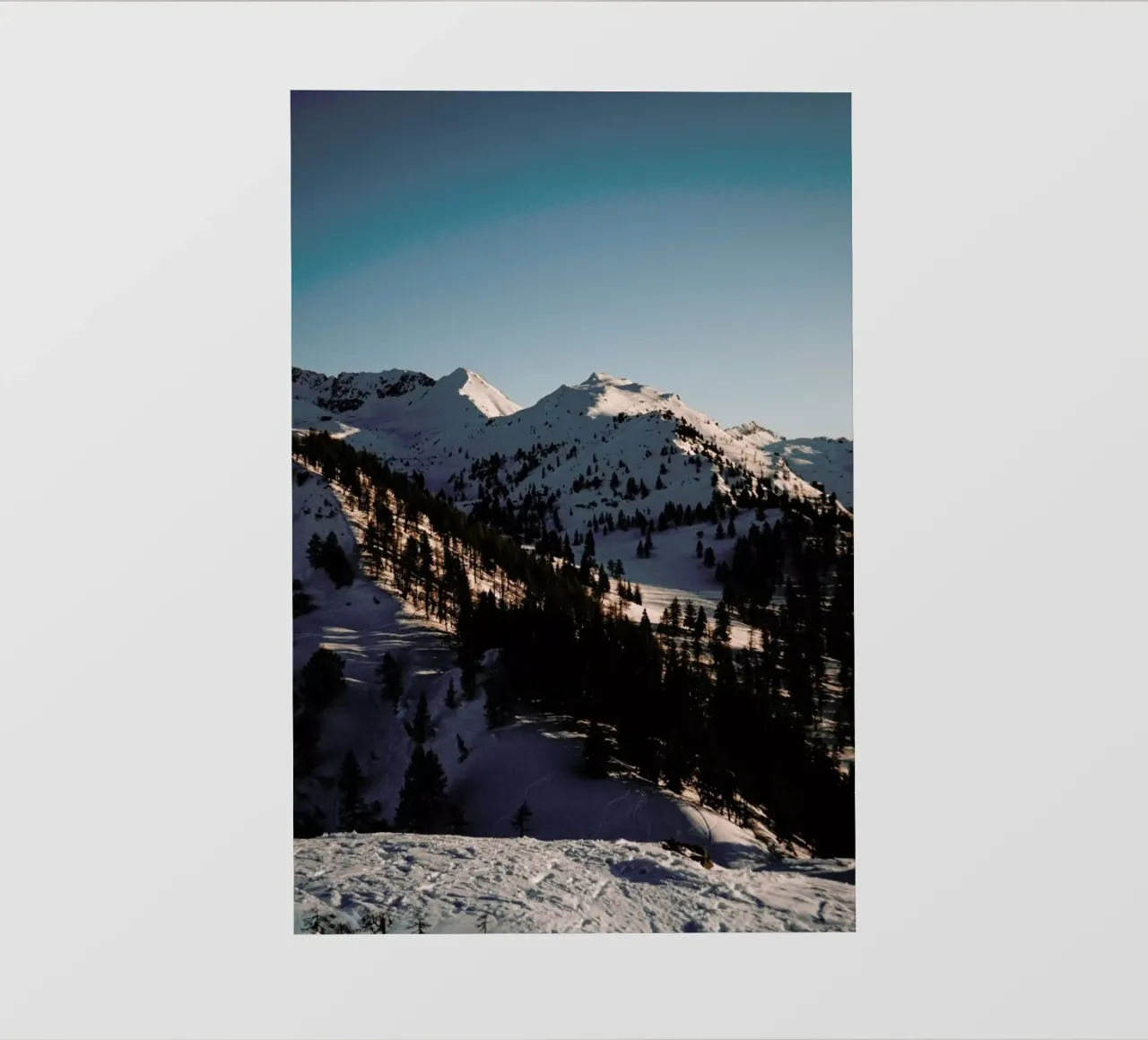 Sundown in Austria telo in pvc da Sebastian Hilgetag
