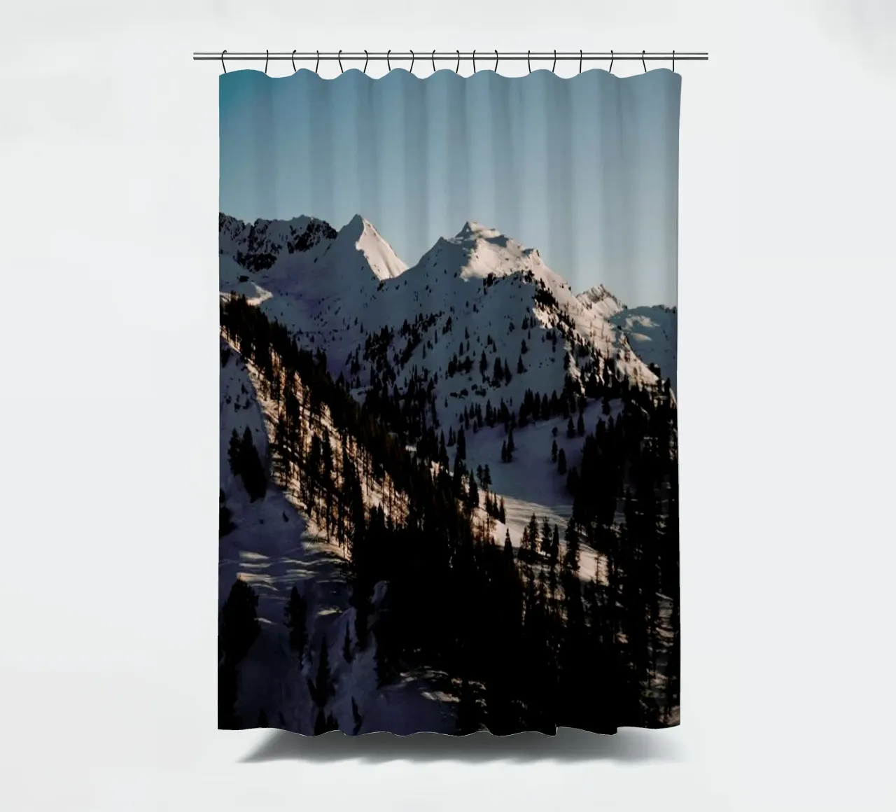Sundown in Austria tenda da doccia da Sebastian Hilgetag