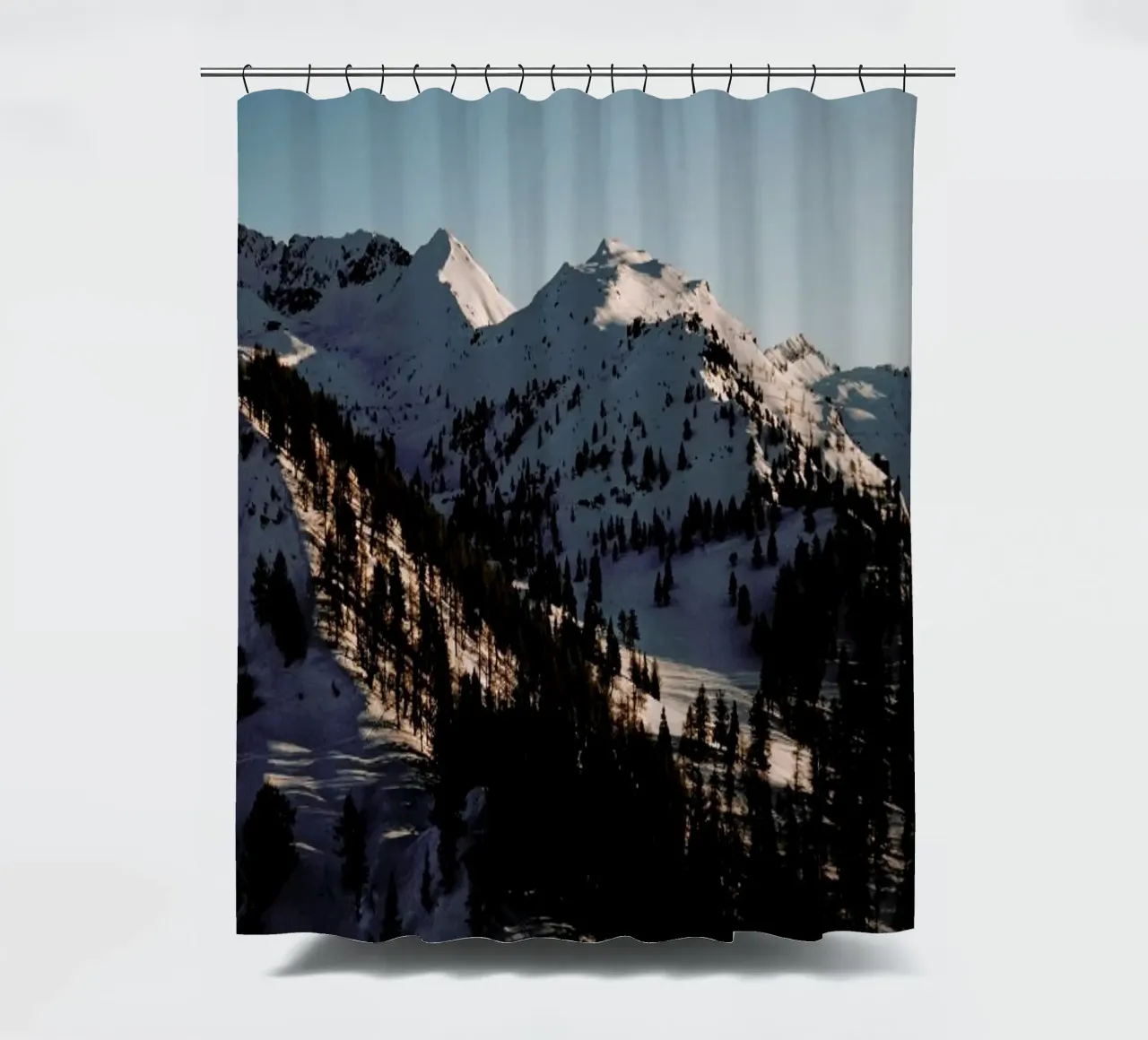 Sundown in Austria tenda da doccia da Sebastian Hilgetag
