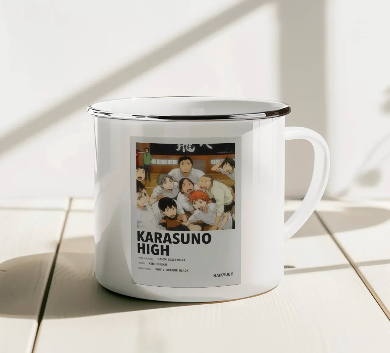 KARASUNO HIGH tazza in smalto da Totoya