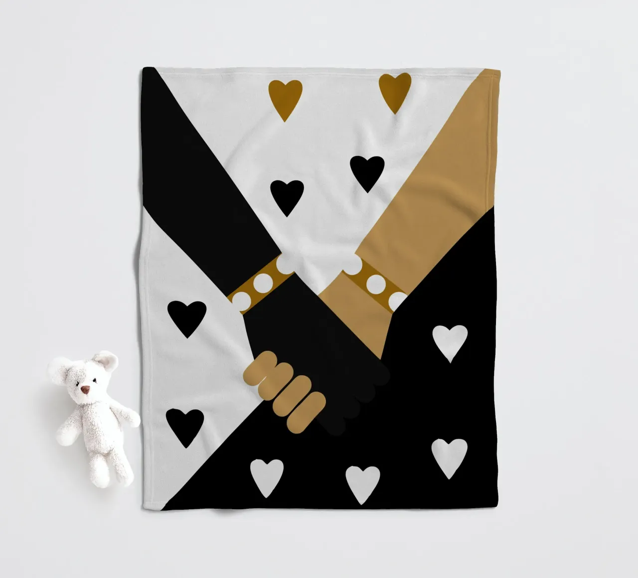Impugnatura a mano coperta in pile da LOOK DIFFERENT
