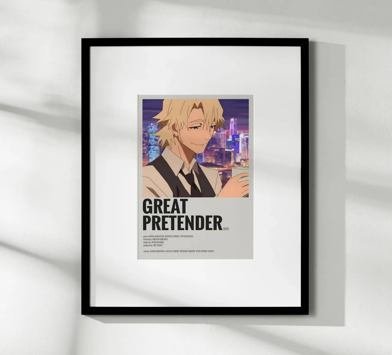 GREAT PRETENDER 2020 poster con telaio in plastica da Totoya