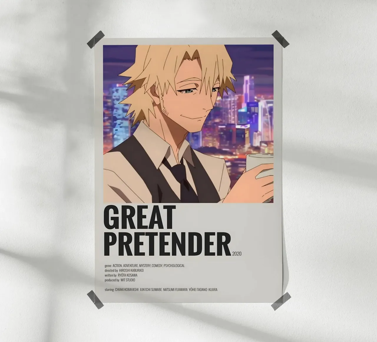 GREAT PRETENDER 2020 poster con telaio in plastica da Totoya